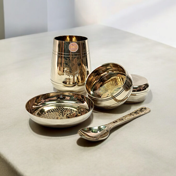 Kansa New Lazer Dinner Set - Image 4