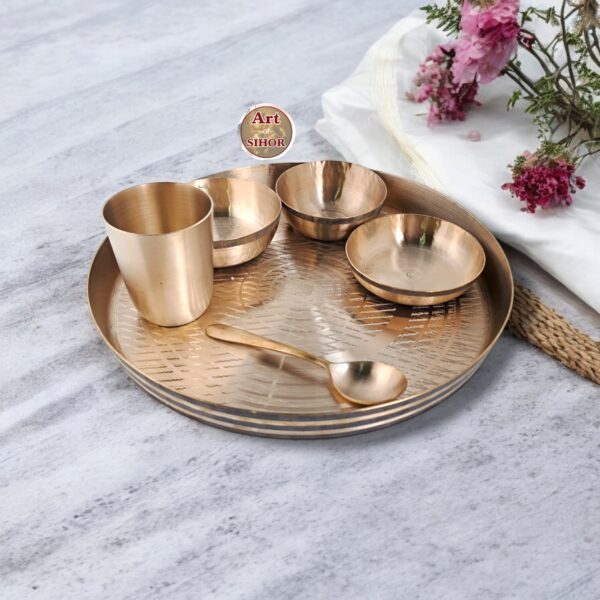 Pure Kansa Hand Maid Dinner Set - Image 2