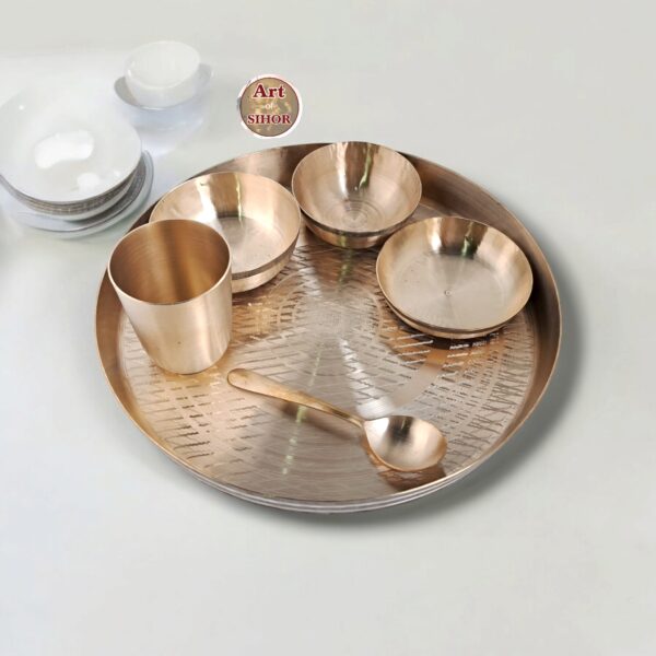 Pure Kansa Hand Maid Dinner Set - Image 3