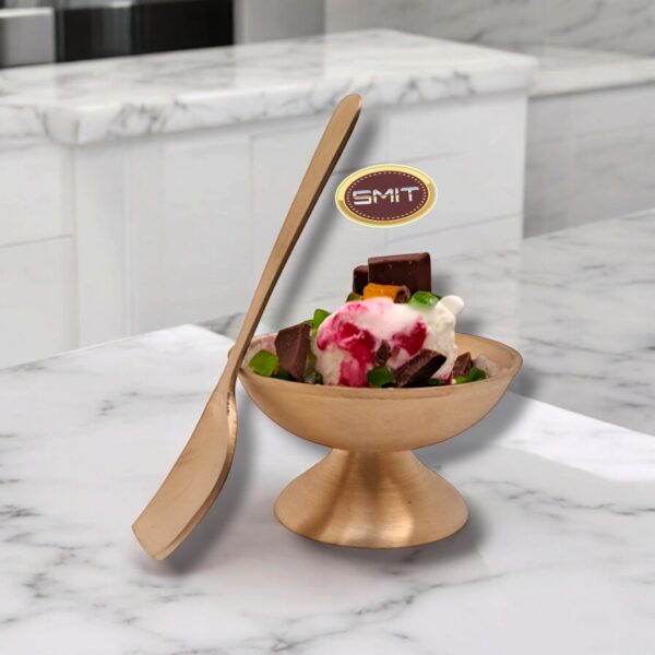 Kansa (Bronze ) Ice Cream Cup With Spoon  Set - Image 7