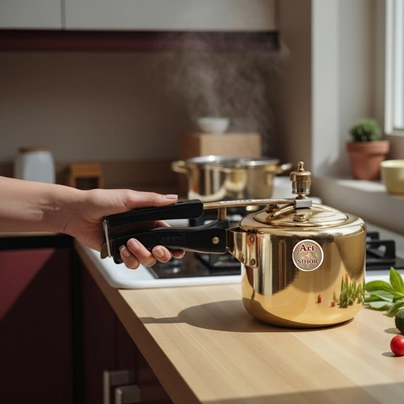 Premium Pure Brass Cooker