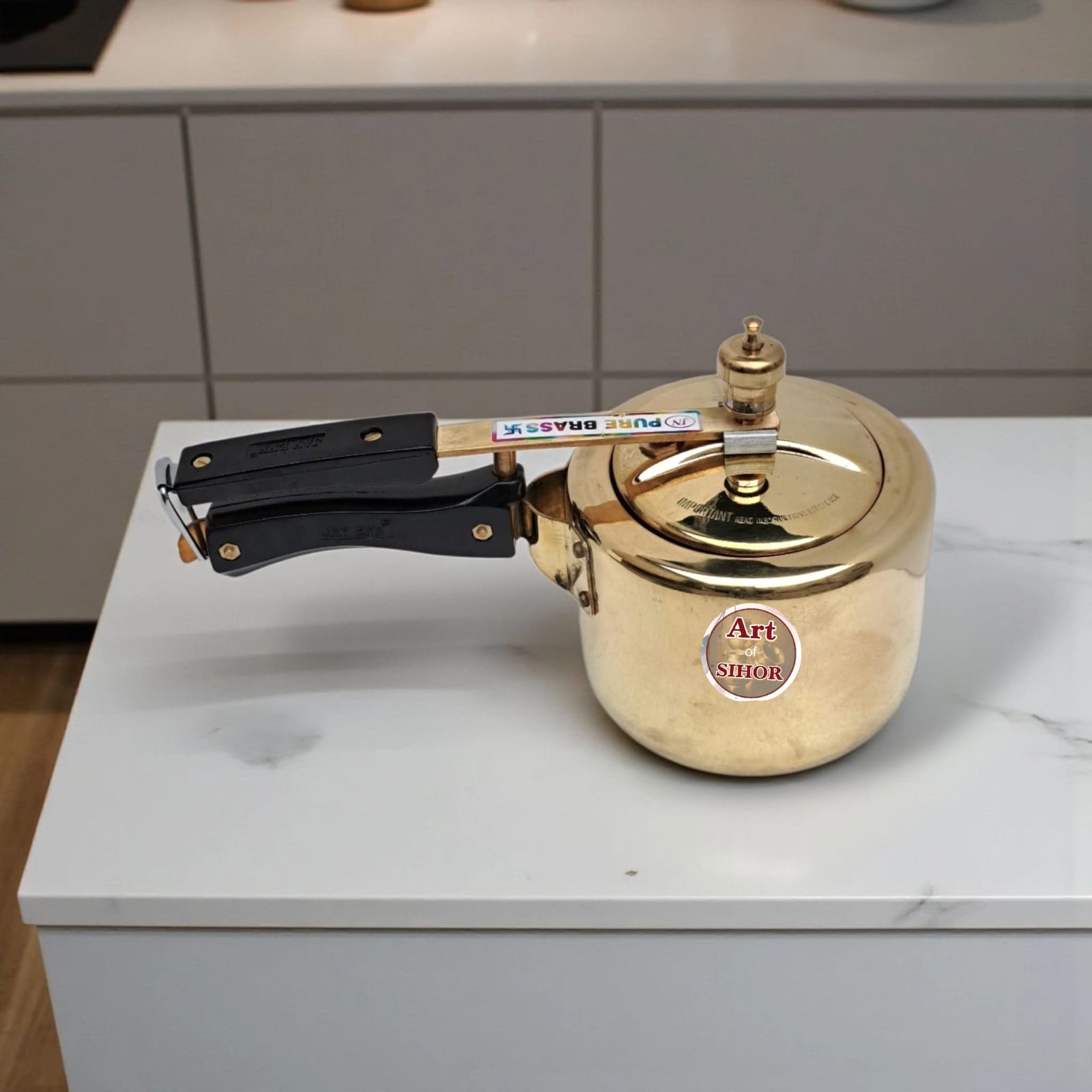 Premium Pure Brass Cooker