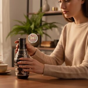 Traditional ethnic look with modern finish