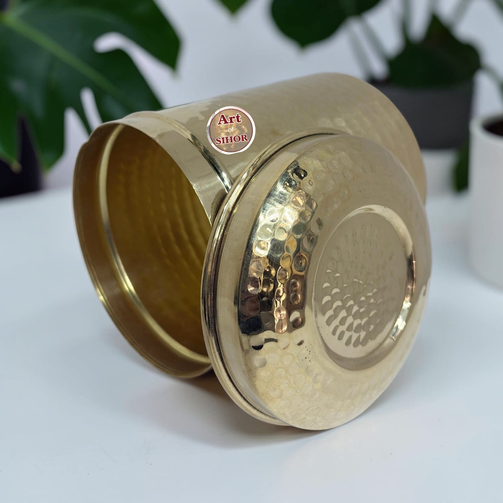 ✨Brass Hammered Dabba✨ premium 💯 - Image 3