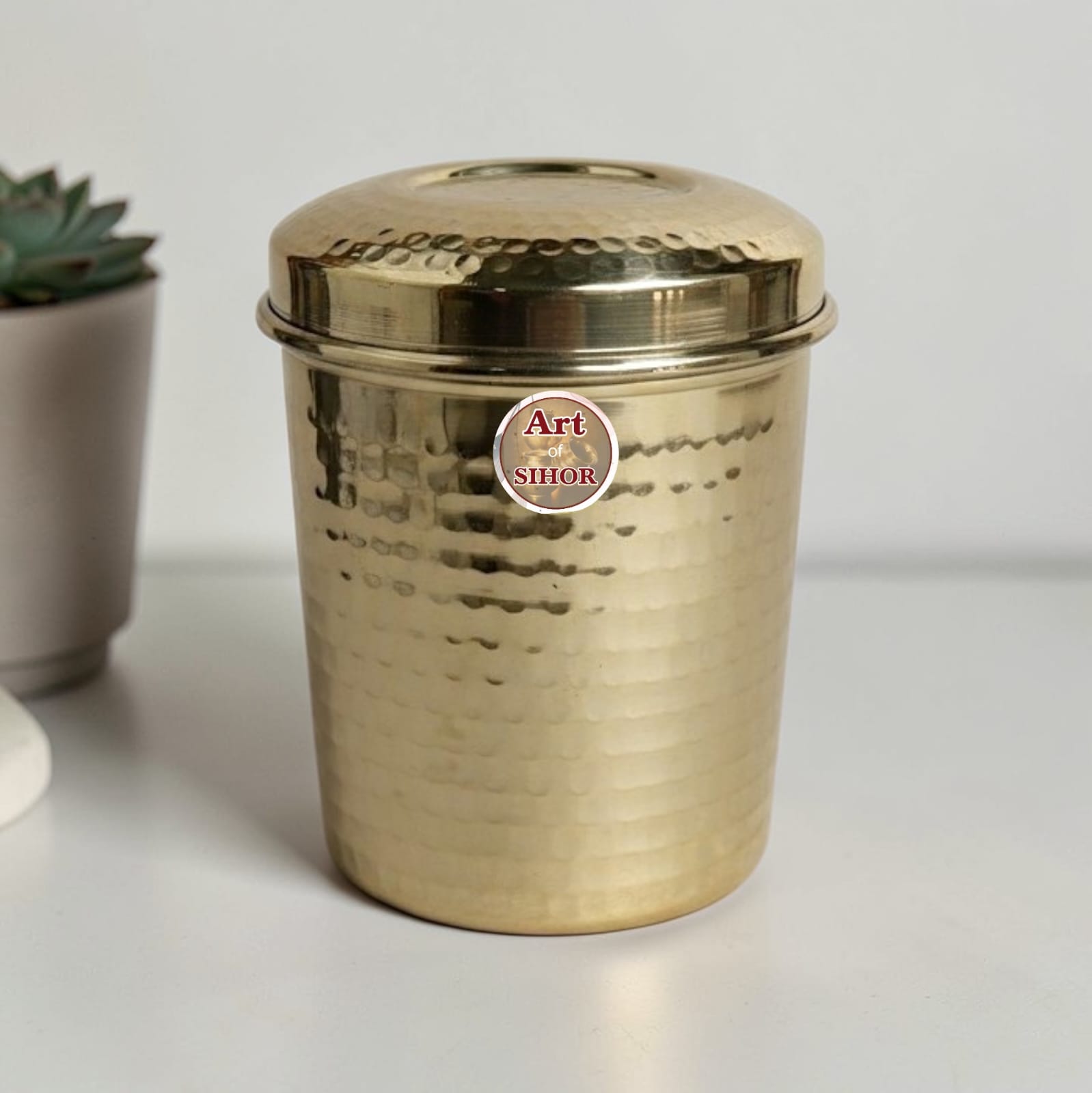 ✨Brass Hammered Dabba✨ premium 💯
