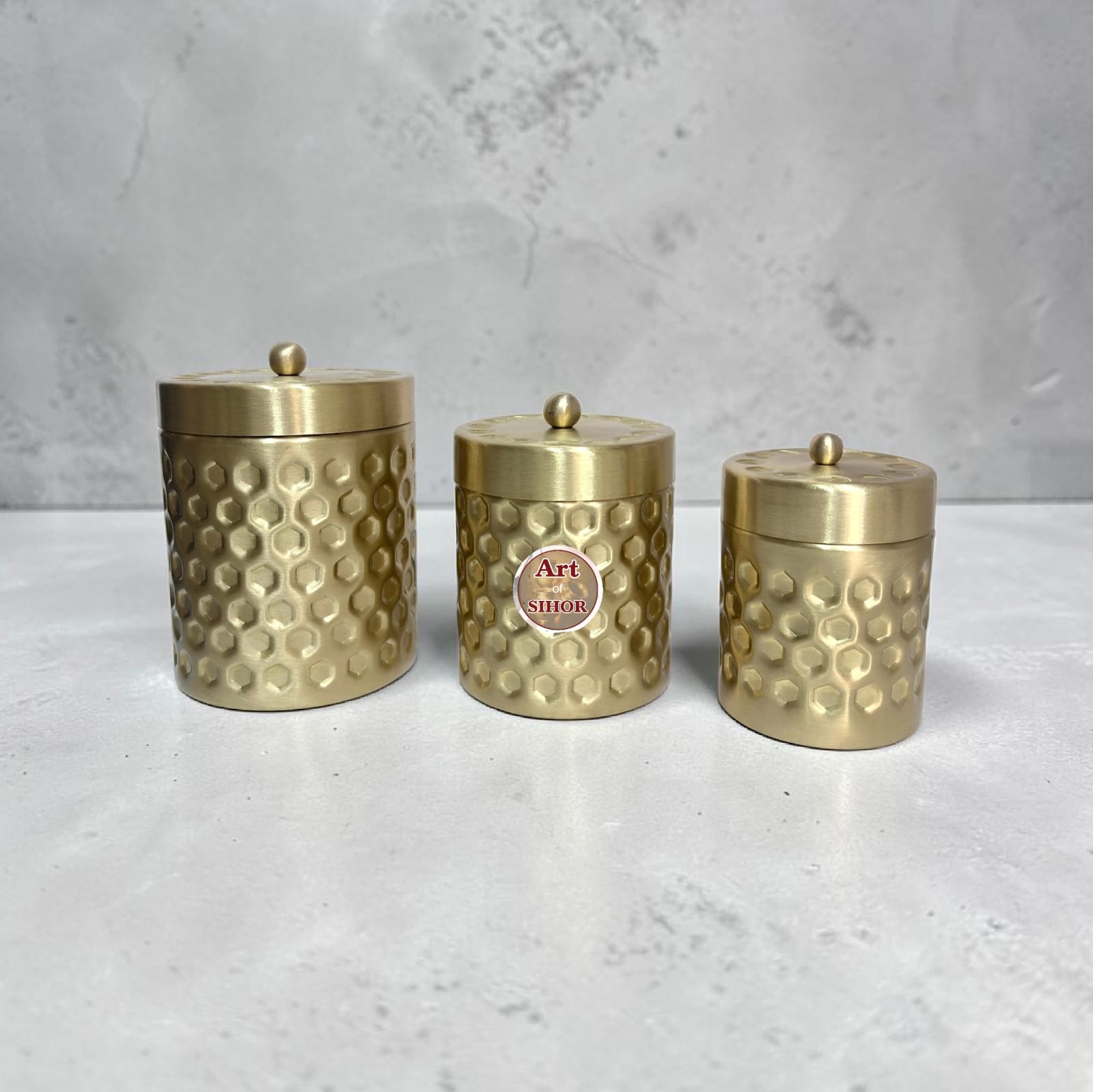Tea, Sugar & Coffee Storage Container Set (3-Piece) daimond - Image 4