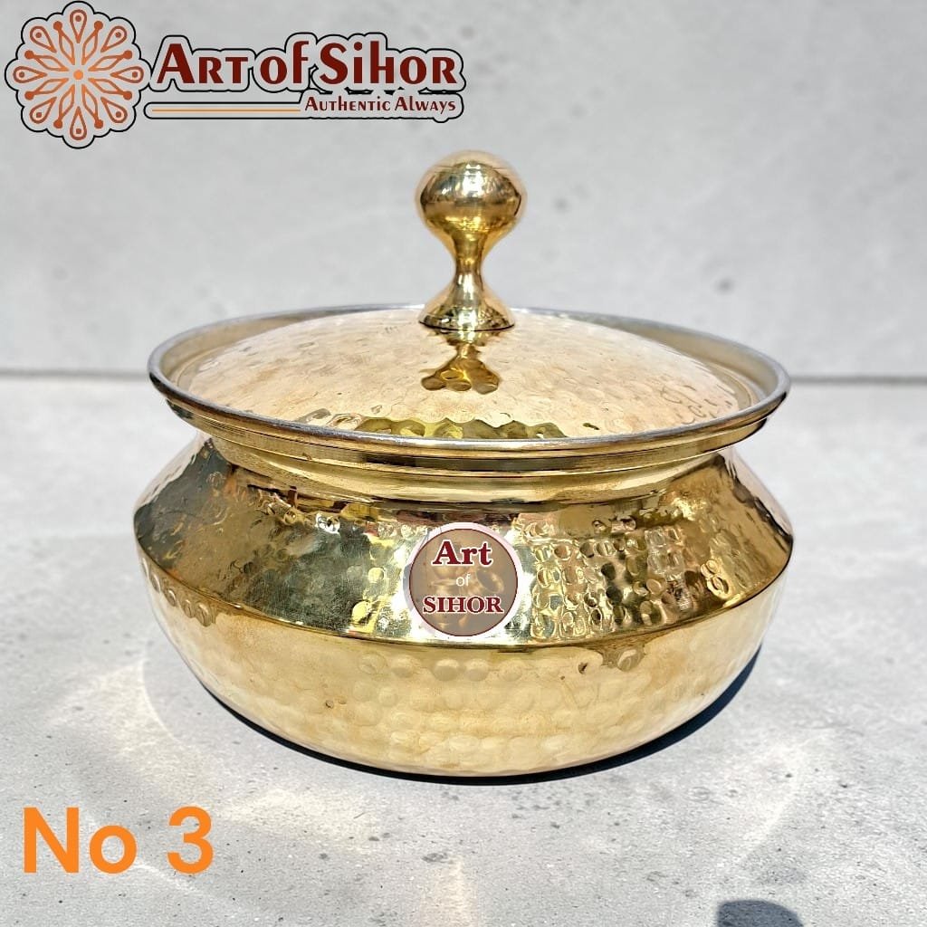 Traditional Brass Handi – No. 3